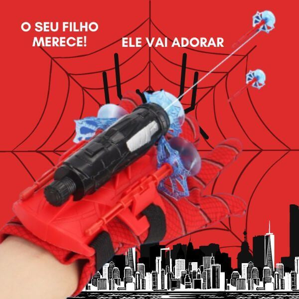 Super Lança Teia Homem Aranha - Mondimac